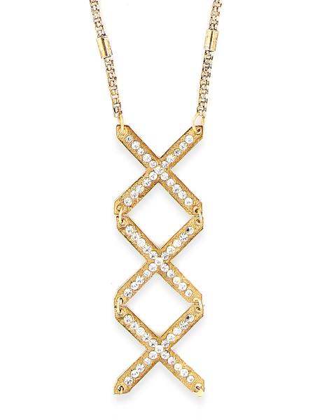 Cross Crystal Necklace