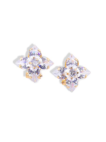 Diamond Petal Earrings
