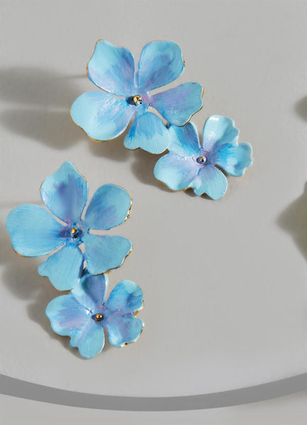 Beack Floral Earrings