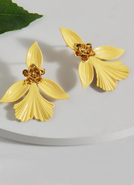 Styles Bloom Earrings (Yellow)