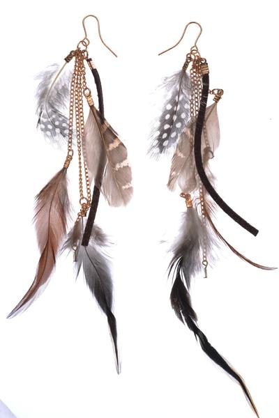 Fierce Feather Earrings